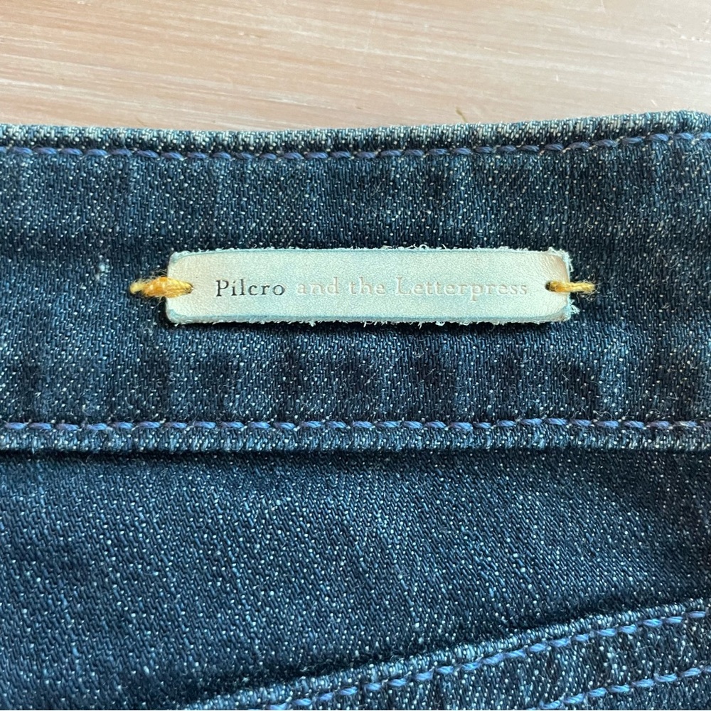Anthropologie Pilcro Blue Denim Skinny Jeans! Great condition! Size 25 - Picture 5 of 7